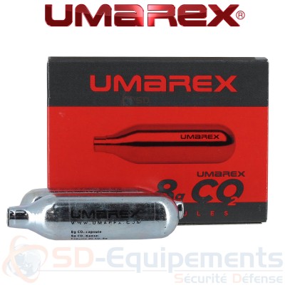 10 cartouches CO2 Umarex 8 grammes (TP50C)