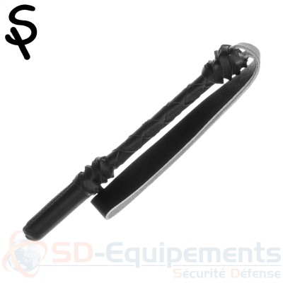 Matraque PIBS cuir et acier 23 cm