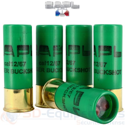 25 cartouches SAPL Chevrotine Buckshot...