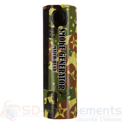 Grenade fumig&egrave;ne Noir &agrave; grattoir 90 secondes