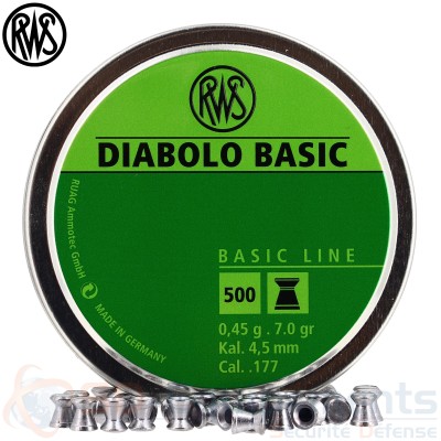 500 Plombs RWS Basic Line 4.5mm .177 (0.45g)