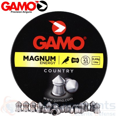 Boite de 500 plombs Gamo Magnum Energy Pointus 4.5mm 