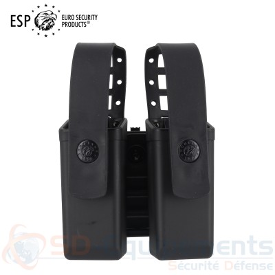 Porte chargeur double ESP pour 9mm Luger 