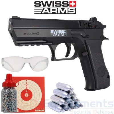 Pistolet Swiss Arms 941 - CO2 4.5 mm BB's (2.8...