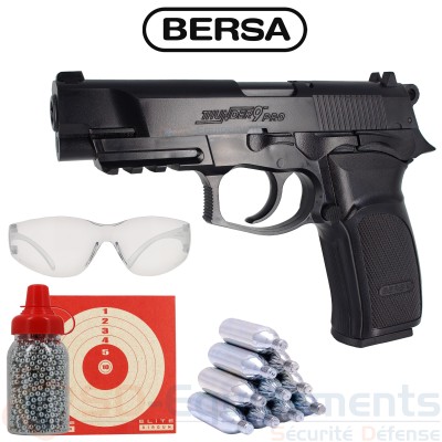 Pistolet ASG Bersa Thunder 9 Pro CO2 4.5mm (2.6 Joules)