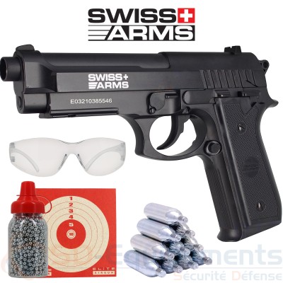 Pistolet Co2 Swiss Arms SA P92 4.5 mm BB'S...