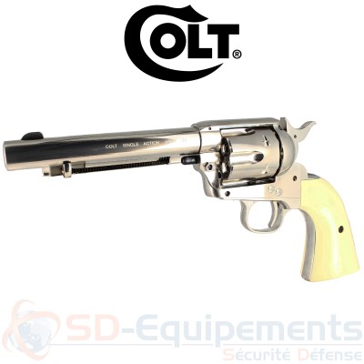 Revolver COLT SAA 45 Nickel Pearl Co2  4.5mm (3 joules)