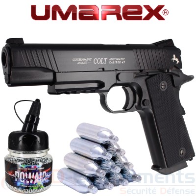 Umarex Colt M45 CQBP CO2 noir 4.5 (3 Joules)