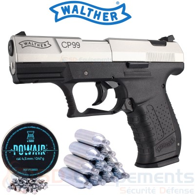 Pistolet Walther CP99 bicolor 4.5 mm (3.5 joules)