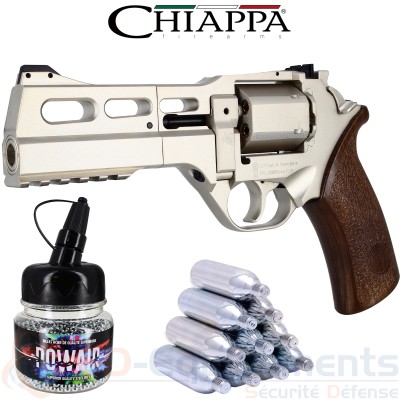Revolver Chiappa Rhino 50 DS Co2 4.5 mm Chrome (3.5...