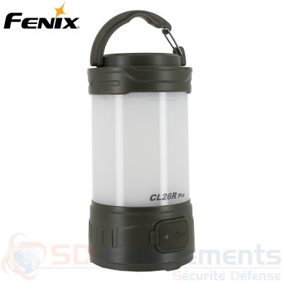 Lampe Fenix de camping CL26R Pro vert (650 lumens)