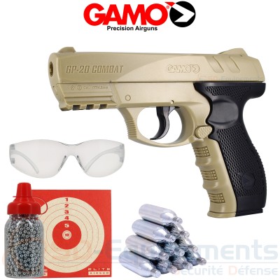 Gamo CO2 GP-20 Combat desert 4.5 mm BB's (3.98...