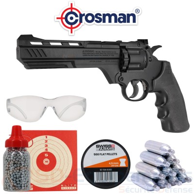 Pack Revolver Crosman VIGILANTE 4.5 mm - (3.9 joules)