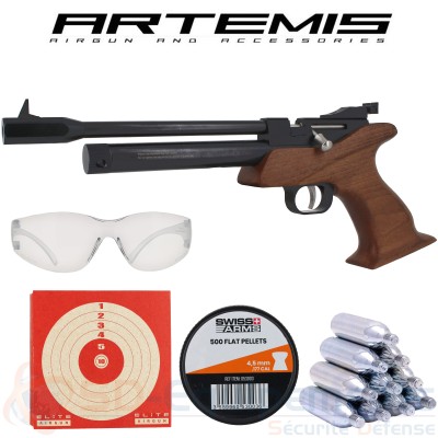 Pistolet &agrave; plomb ARTEMIS CP1-M 4.5mm CO2 (6 joules)