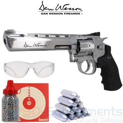 Revolver Dan Wesson 6" CO2 6 coups 4.5...