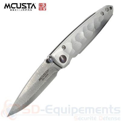 Couteau Mcusta MC-0034D Tsuchi lame Damas San Mai