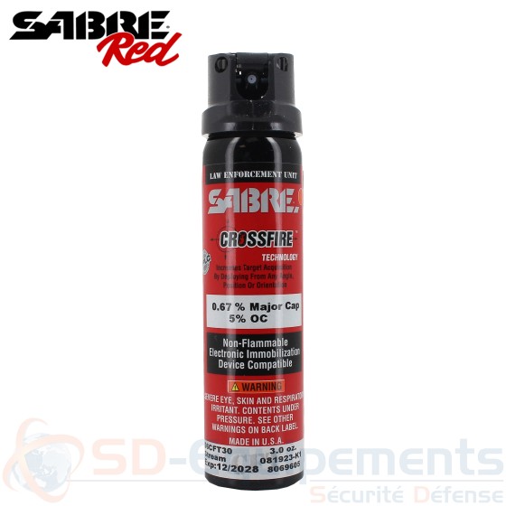 Aérosol Sabre Red Crossfire OC et MC (89ml)