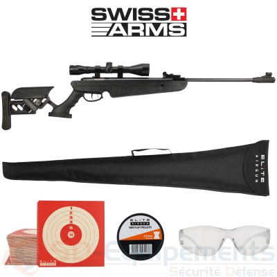 Carabine Swiss Arms TG-1 Noir 4.5mm  (19.9 joules)