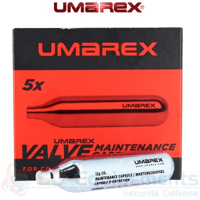 5 cartouches lubrifiantes Umarex CO2 12g 