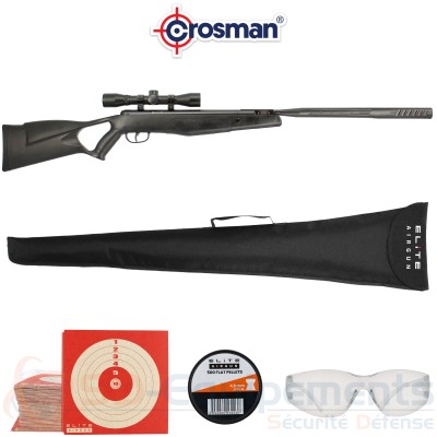Pack carabine Crosman F4 Nitro Piston (19.9 joules)