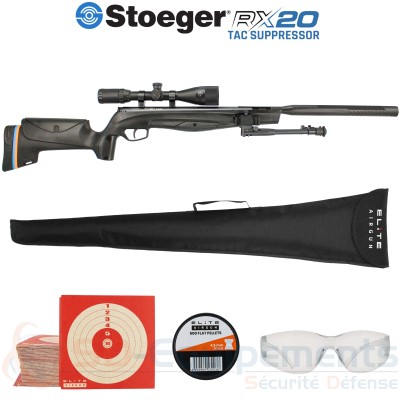 Pack Stoeger RX20 Tac Suppressor 4.5mm (19.9 Joules)