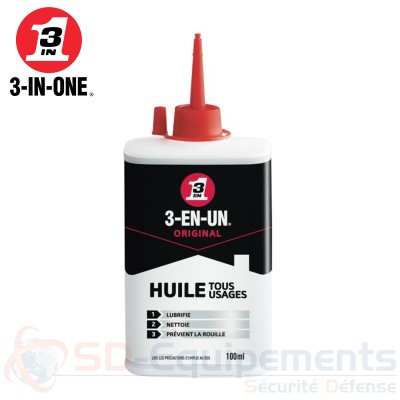 Burette huile min&eacute;rale tous usages 3-en-1 100ml