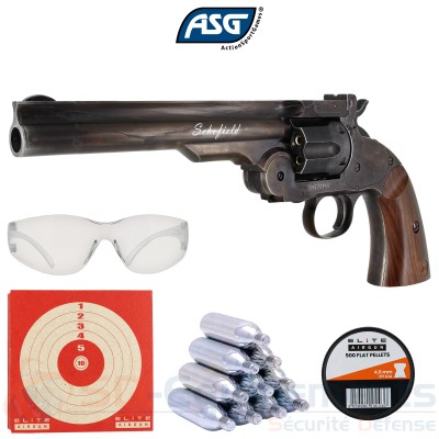 Revolver ASG SCHOFIELD 6&rsquo;&rsquo; noir...