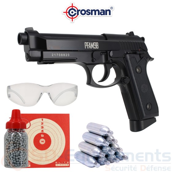 Pistolet Crosman Full Auto PFAM9B CO2 Blowback (3.2 joules)