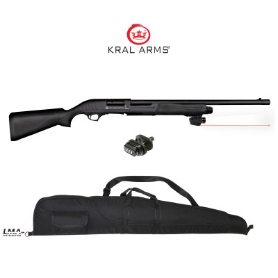 Fusil &agrave; pompe Kral Arms Tactical L avec lampe...