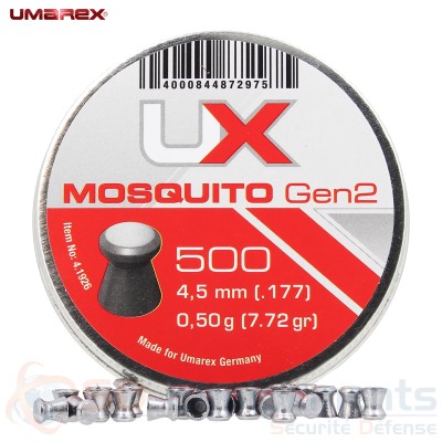 Boite de 500 Plombs plat Umarex Mosquito Gen2
