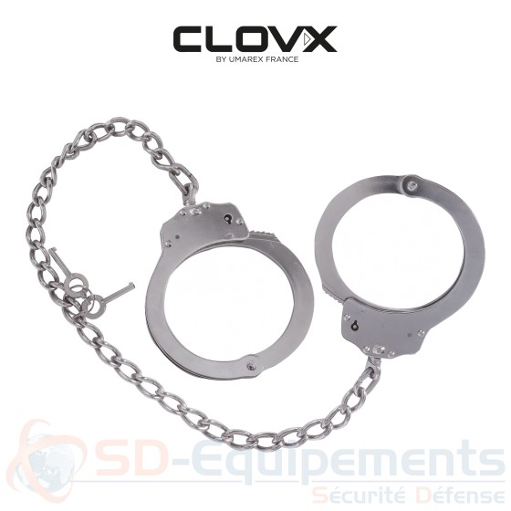 Menottes de chevilles Umarex Clovx Acier Nickelé