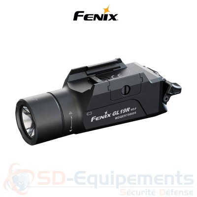Lampe tactique Fenix GL19R V2 rail 22 mm (1200 lumens)