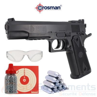 Pistolet Crosman 1911 CO2 4.5mm BB's (2.8 Joules)
