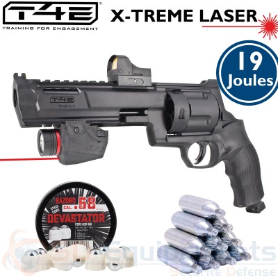 Pack Umarex T4E TR68 Gen 2 X-TREME Laser (19 Joules)