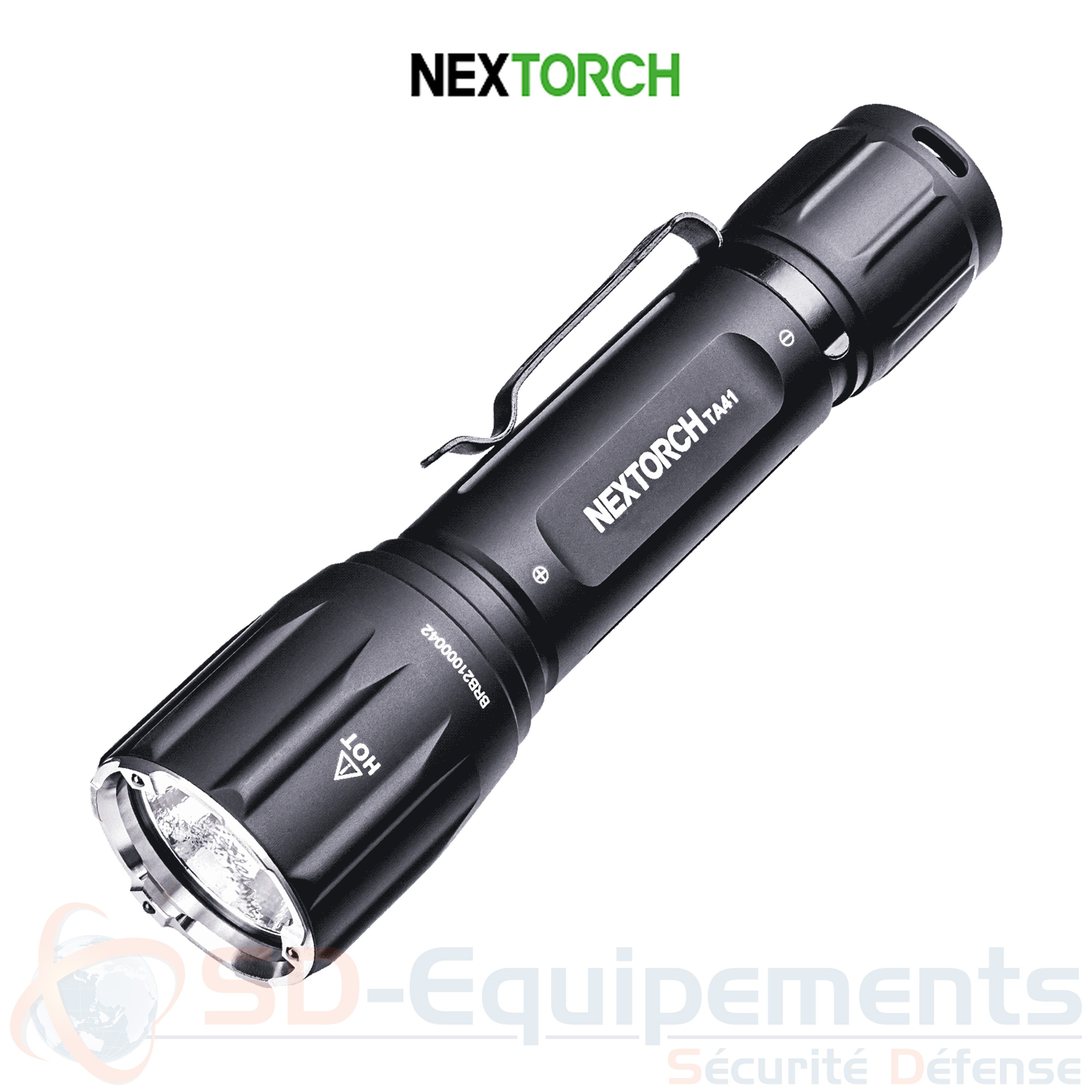Lampe Torche Tactique Nextorch TA21 SET – 1300 Lumens – LED – Lumière Rouge – Neuf