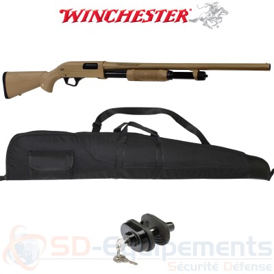 Fusil &agrave; pompe Winchester SXP Dark Earth DR 12/76