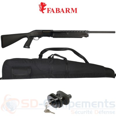 Fusil &agrave; pompe Fabarm SDASS Martial noir 12/76 61 cm