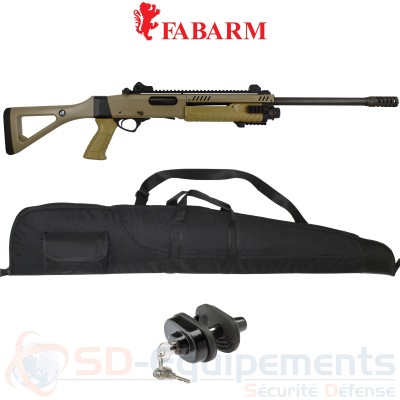 Fusil &agrave; pompe Fabarm STF12 Pistolgrip Tan 12/76 