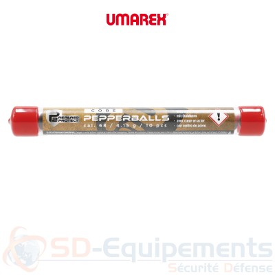 Balles Poivre Umarex P2P Pepperballs Noyau Acier - .68