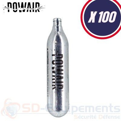 100x Cartouches CO2 Powair 12g