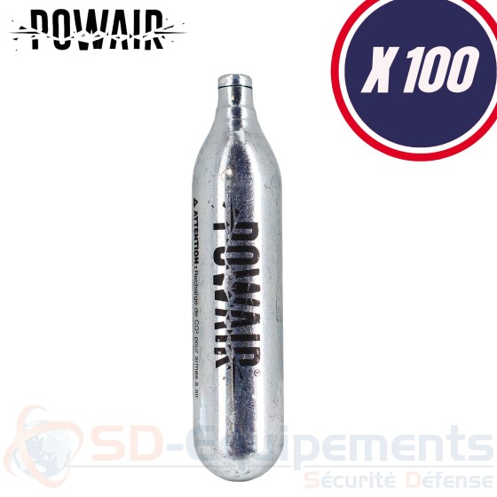 100x Cartouches CO2 Powair 12g