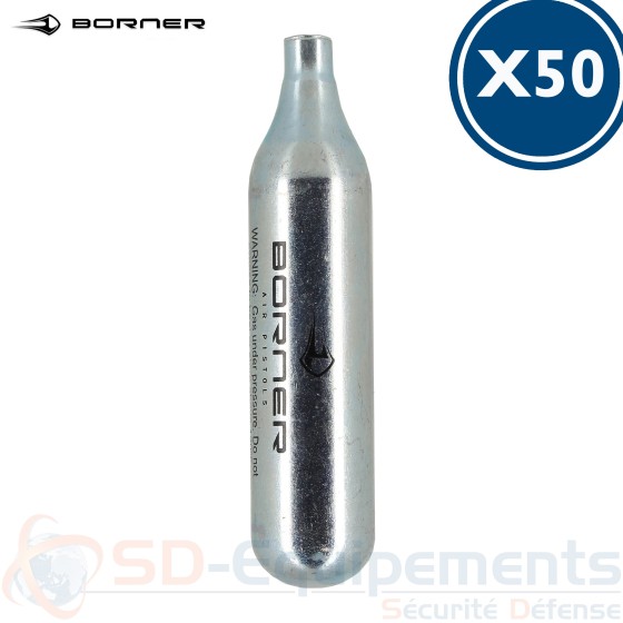 50x Cartouches CO2 Borner 12g