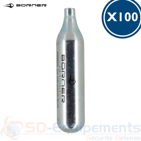 100x Cartouches CO2 Borner 12g