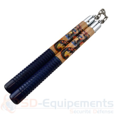 Nunchaku NS16 en bois de h&ecirc;tre 