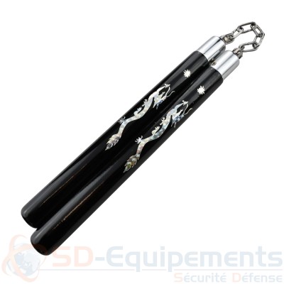 Nunchaku Dragon NS19 Bois Noir