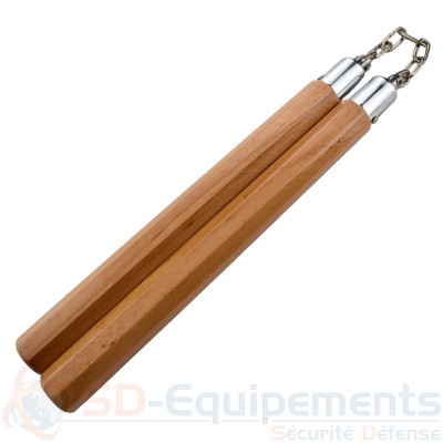 Nunchaku NS17 Manche en Bois Hexagonal