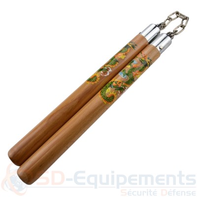 Nunchaku Bois NS20 Manche Dragon