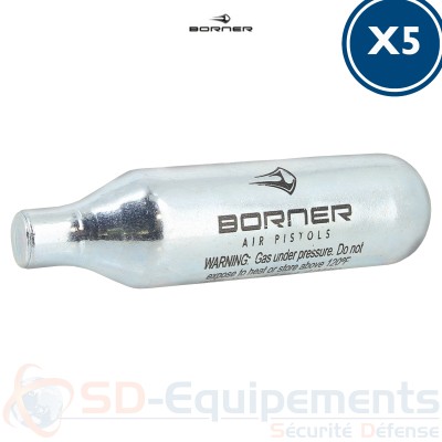 5x Sparclettes CO2 Borner 8g