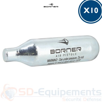 10x Sparclettes CO2 Borner 8g