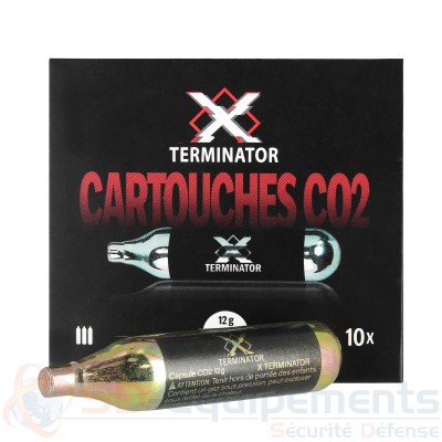 Boite de 10 cartouches CO2 12g X Terminator